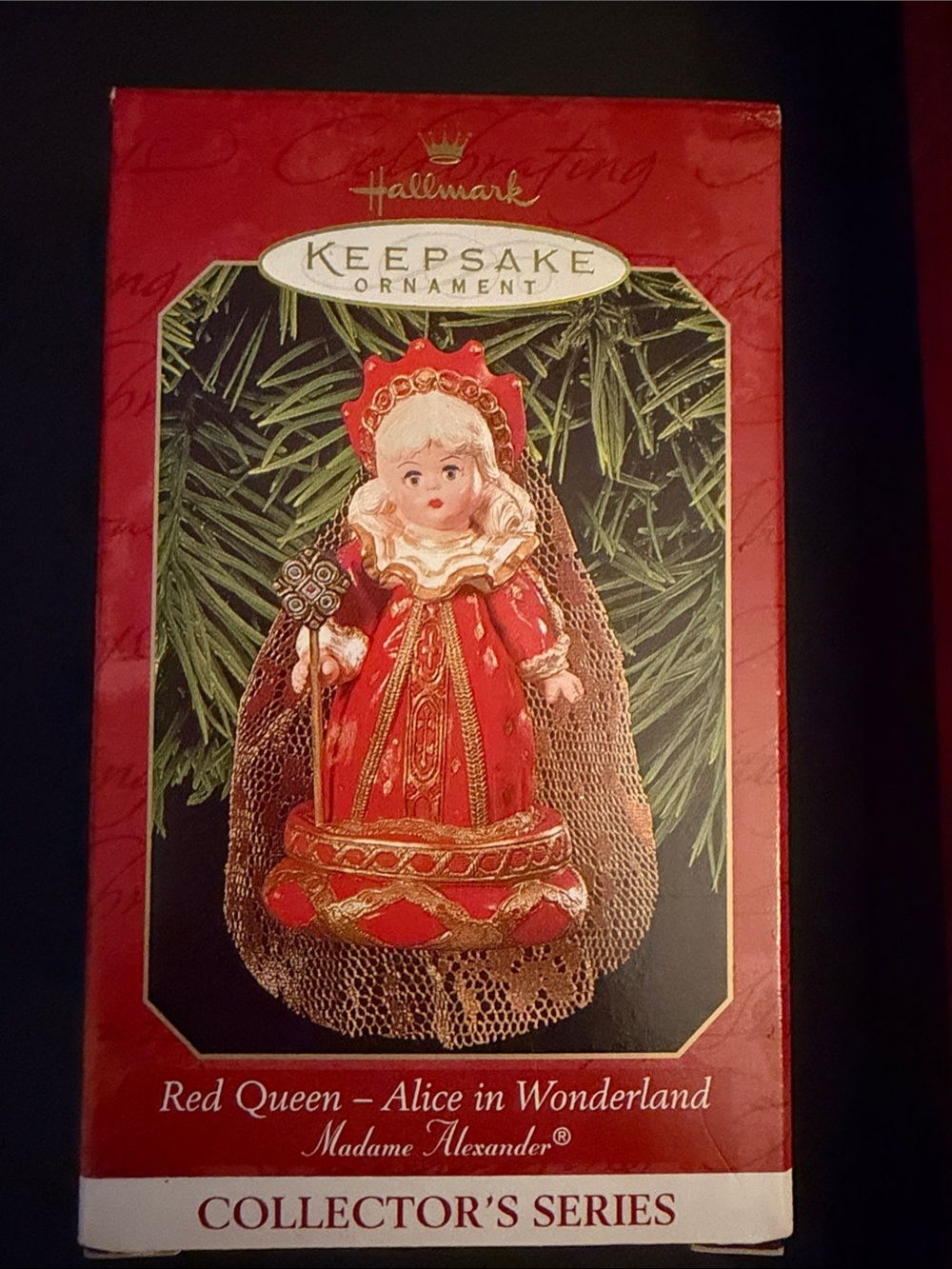 Hallmark Keepsakes ‘Red Queen Alice in Wonderland’ Madame Alexander Ornament NWT
